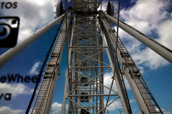 Im Riesenrad an der Waterfront in Kapstadt