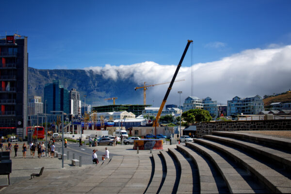 Tafelberg bewölkt sich