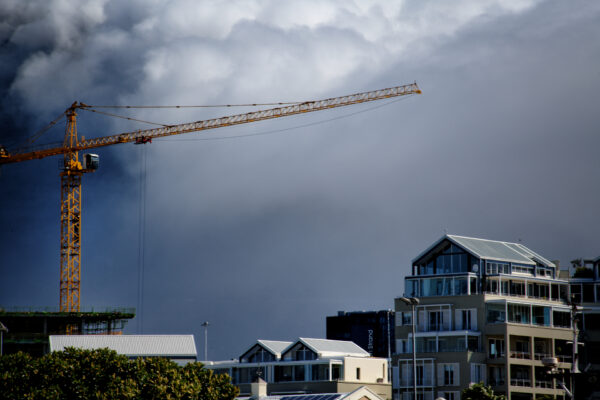 Wolken vor dem Tafelberg