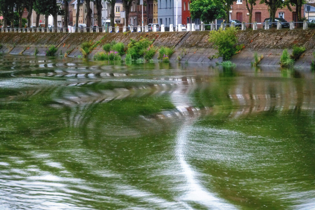 Einfahrt nach Rouen