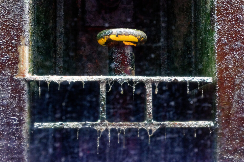 Wand einer Schleuse