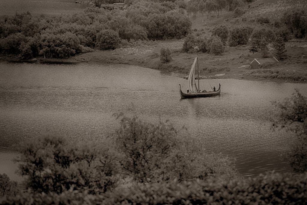 Wikingerschiff bei Borg