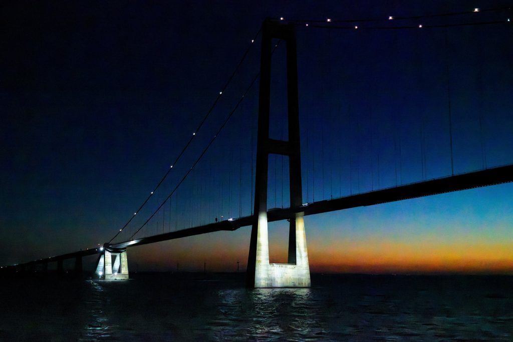 Große Belt-Brücke in Dänemark