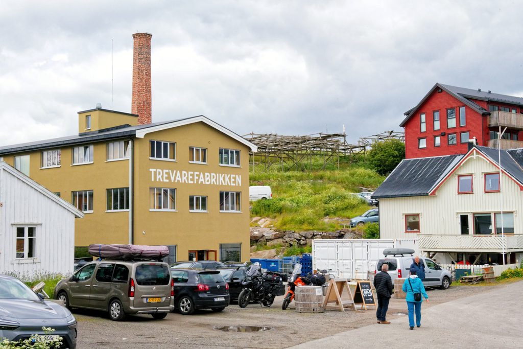 Kulturzentrum Trevarefabrikken in  Henningsvær, Lofoten, Norwegen