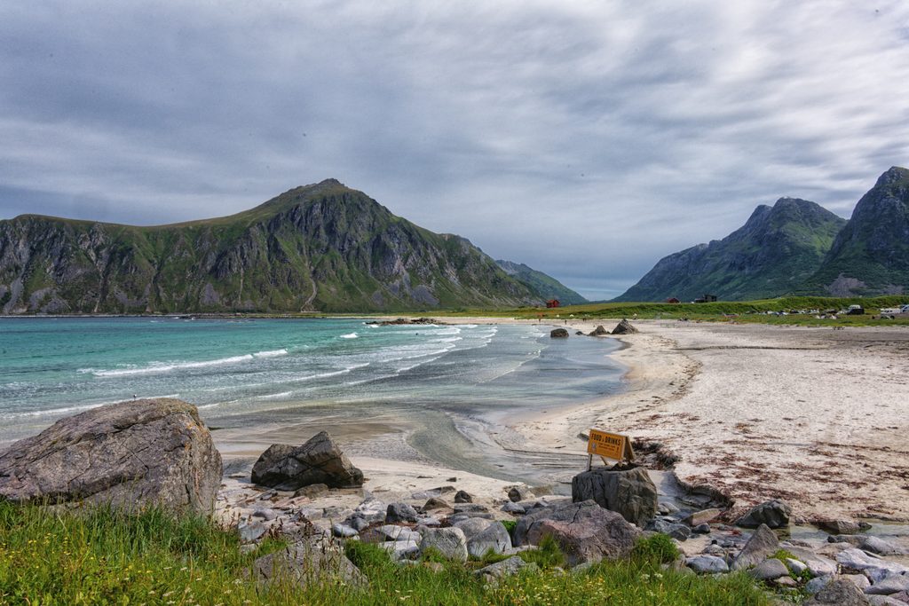 Flakstad-Strand, Lofoten, Norwegen